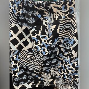 ⛳️JMcLaughlin SMALL Golf PalmSpring Print Classic Sports Skort Blue W14-18”EUC